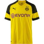 Gelbe Kurzärmelige Puma Yellow Borussia Dortmund | BVB Fußballtrikots Katzen aus Polyester für Herren Größe S 