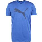Blaue Langärmelige Puma T-Shirts Katzen aus Jersey für Herren Größe S 