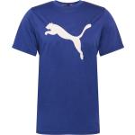 Blaue Kurzärmelige Puma T-Shirts Katzen aus Polyester für Herren Größe M 