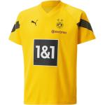 Gelbe Kurzärmelige Puma Yellow Borussia Dortmund | BVB Kindersportshirts & Kindertrainingsshirts aus Polyester Größe 176 