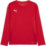 Puma Kinder Langarm Shirt teamGOAL LS Jersey Jr 705751-01 152 PUMA Red-PUMA White