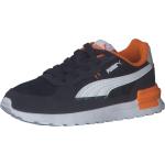 Puma Kinder Sneaker Graviton AC PS 381988-06 28 Peacoat-White-Vibrant Orange