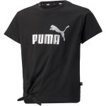 Schwarze Puma Kindersportshirts & Kindertrainingsshirts für Mädchen Größe 116 
