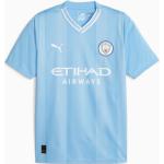 Blaue Atmungsaktive Puma Manchester City Fußballtrikots aus Polyester für Herren Größe 3 XL Große Größen 