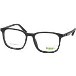 Schwarze Puma Quadratische Herrenbrillen aus Kunststoff 