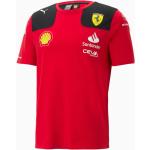 PUMA - Scuderia Ferrari - Herren Charles Leclerc T-Shirt - 100 % Baumwolle - Formel 1 - Modell 2023 | Größe: L