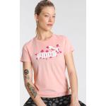 Rosa Puma T-Shirts für Damen Größe XL 