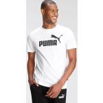 Weiße Puma T-Shirts aus Jersey für Herren Größe L 