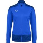 Blaue Atmungsaktive Puma teamGOAL Damensportjacken & Damentrainingsjacken Deutschland aus Polyester Größe XL 