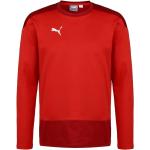 Rote Puma teamGOAL Kindersweatshirts 