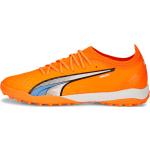 Reduzierte Orange Klassische Puma Ultra Fußballschuhe Orangen Schnürung aus Textil für Damen Größe 44 