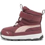 PUMA Unisex Baby Evolve Boot AC+ INF Sneaker, Dark Jasper-Future PINK-Astro RED, 20 EU
