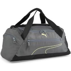 PUMA Unisex-Erwachsene Fundamentals Sports Bag S Sporttasche, Mineral Gray-Lime Sheen, OSFA