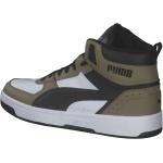 Puma Unisex Sneaker Rebound JOY 374765-04 36 Puma White-Puma Black-Covert Green