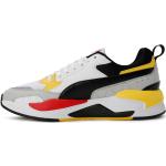 Puma Unisex Sneaker X-Ray 2 Square 373108-10 44.5 Puma White-High Risk Red-Super Lemon
