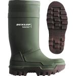 Braune Dunlop Purofort Winterstiefel & Winter Boots aus PVC rutschfest 