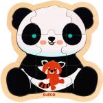 Djeco Puzzles Panda aus Holz 