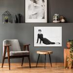 Graue Queence Audrey Hepburn Bilder & Wandbilder 