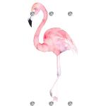 Bunte Queence Hakenleisten & Garderobenleisten Flamingo 