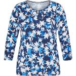 Marineblaue Rabe T-Shirts aus Elastan für Damen Größe M 