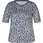Dunkelblaue Rabe T-Shirts aus Elastan für Damen Größe M 
