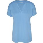 Kurzärmelige Rabe V-Ausschnitt V-Shirts aus Polyester für Damen Größe S Große Größen 