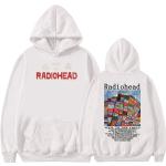 Radiohead Vintage Print Hoodie Hip Hop Rock Band Hail To The Thief Musikalbum Baumwollfleece Streetwear Sweatshirt Kapuzenschweiß