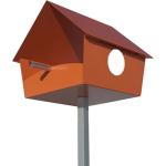 Orange Radius Design Vogelfutterhäuser Orangen aus Stahl 
