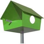 Grüne Radius Design Vogelhäuser aus Stahl 