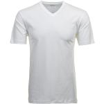 Reduzierte Weiße RAGMAN V-Ausschnitt V-Shirts aus Baumwolle für Herren Größe 7 XL Große Größen 2 Teile 
