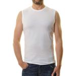 Reduzierte Weiße Ärmellose RAGMAN Muskelshirts aus Jersey für Herren Größe S 