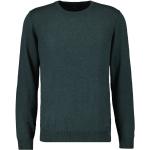 Grüne RAGMAN Rundhals-Auschnitt Pullover mit Ellenbogen Patches für Herren Größe L 