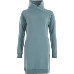 Blaue RAGWEAR Bio Nachhaltige Winterkleider aus Baumwolle für Damen Größe L 