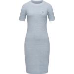 Blaue Klassische Kurzärmelige RAGWEAR Mini Partykleider aus Baumwolle für Damen Größe XXL 