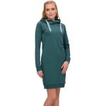 Grüne RAGWEAR Stehkragen Winterkleider für Damen Größe M 