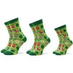 Grüne Socken & Strümpfe 3 Teile zu Weihnachten 