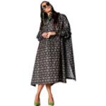 Bunte Wasserdichte Nachhaltige Regenponchos & Regencapes aus Polyester für Damen Einheitsgröße 