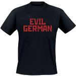 Rammstein Herren T-Shirt Evil German Offizielles Band Merchandise Fan Shirt schwarz mit mehrfarbigem Front und Back Print (4XL)