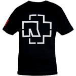 Schwarze Rammstein T-Shirts aus Baumwolle für Herren Größe 4 XL Große Größen 