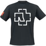 Schwarze Rammstein Rundhals-Auschnitt T-Shirts aus Baumwolle für Herren Größe XL Große Größen 