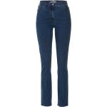 Reduzierte Blaue Brax Raphaela by Brax Slim Jeans aus Elastan für Damen Größe XL 