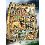 100 Teile Ravensburger Meme / Theme Dinosaurier Puzzles Tiere 