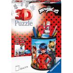 Ravensburger 3D Puzzle 11278 - Utensilo Miraculous - 54 Teile - Stiftehalter für Miraculous-Fans ab (57 Teile)
