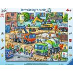 Reduzierte 24 Teile Ravensburger Baustellen Kinderpuzzles für 3 bis 5 Jahre 
