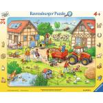 24 Teile Bauernhof Kinderpuzzles für 3 bis 5 Jahre 