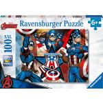 100 Teile Ravensburger Captain America Kinderpuzzles für 5 bis 7 Jahre 