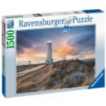 Ravensburger Puzzle: Magische Stimmung über dem Leuchtturm von Akranes, Island (1500 Teile)