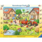 24 Teile Ravensburger Bauernhof Rahmenpuzzles für 3 bis 5 Jahre 