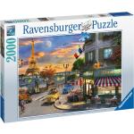 Romantische 2000 Teile Ravensburger Puzzles Paris 