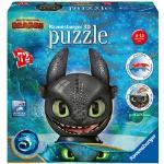 Ravensburger Verlag Puzzleball - 3D-Puzzle DRAGONS 3 – OHNEZAHN MIT OHREN 72-teilig